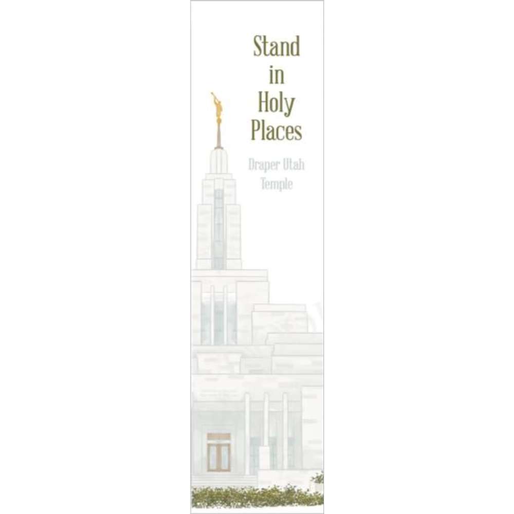 Draper Temple Bookmark