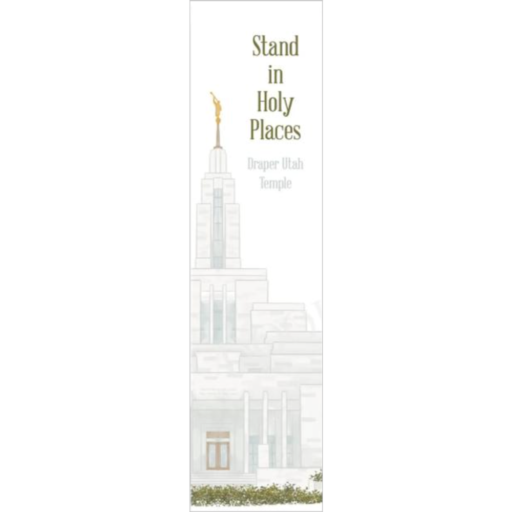 Draper Temple Bookmark