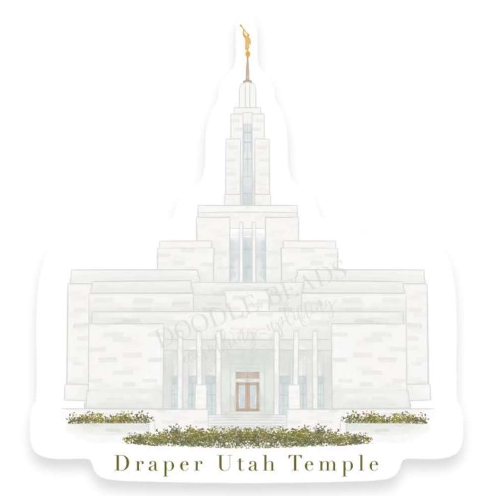Draper Temple Sticker