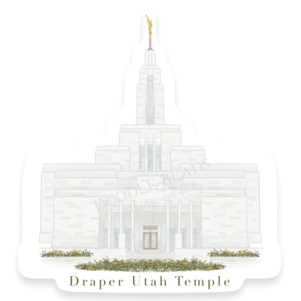 Draper Temple Sticker