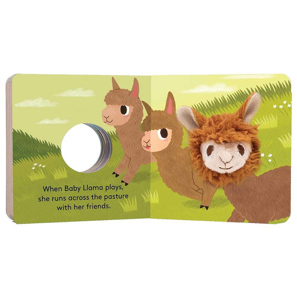 Baby Llama Finger Puppet Book, , large image number 1
