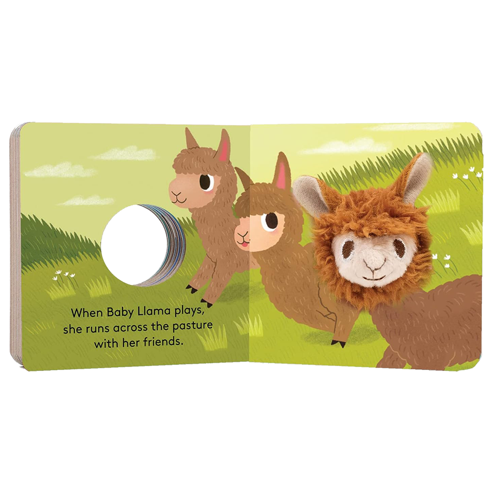 Baby Llama Finger Puppet Book, , large