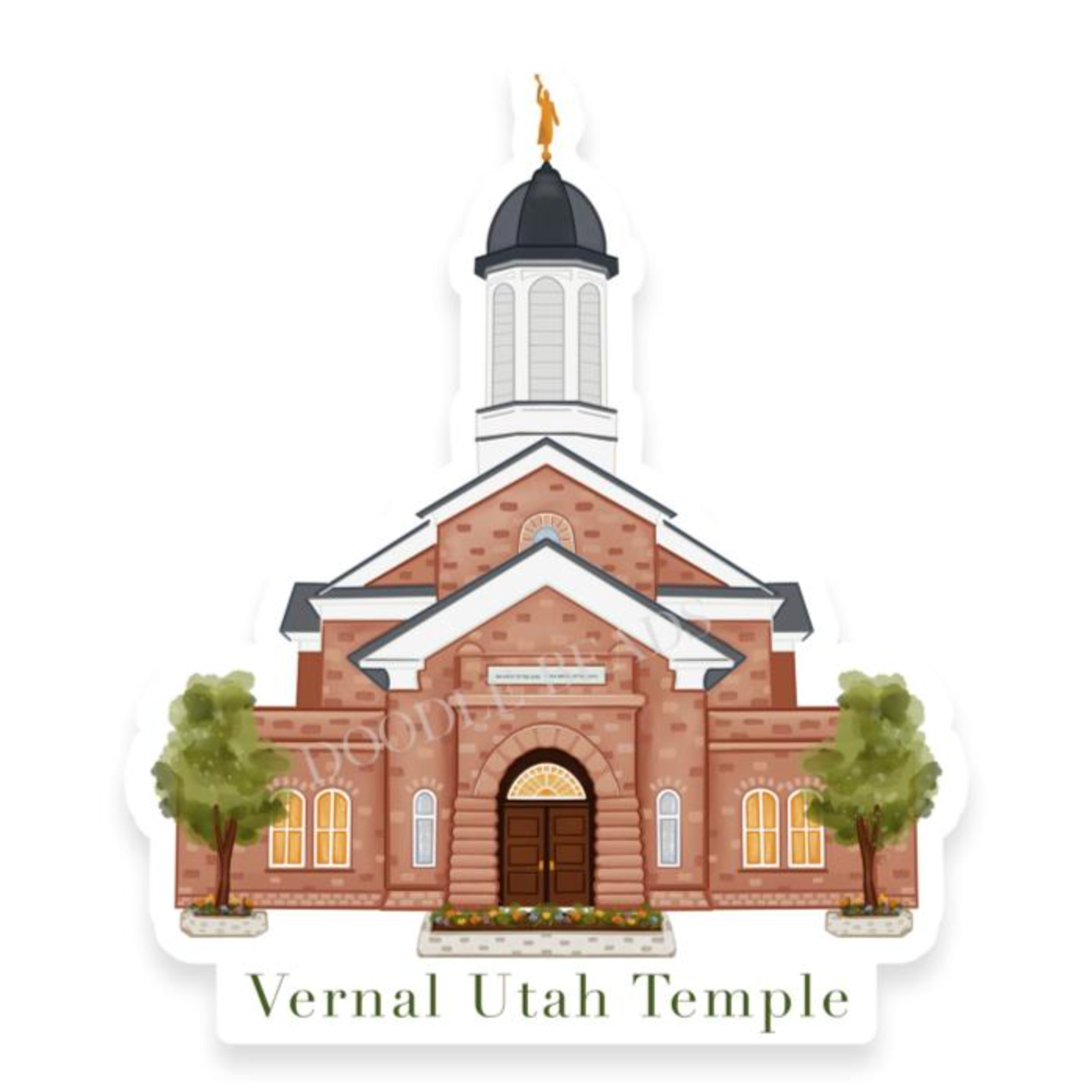 Vernal Utah Temple Sticker