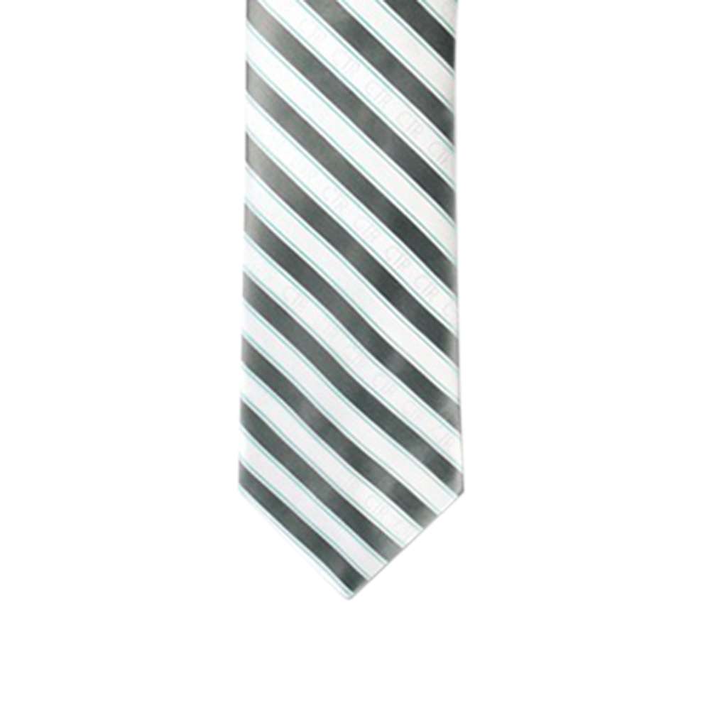 Boys' Silver/White Necktie