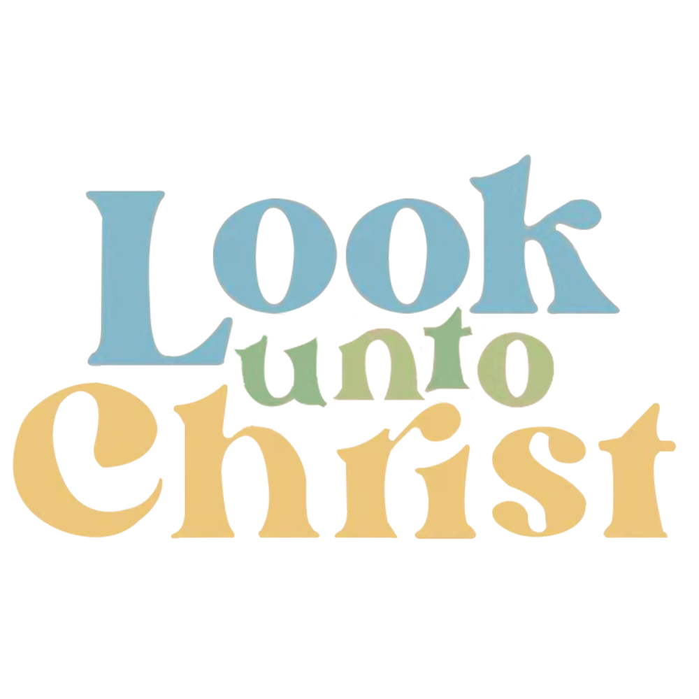 Look unto Christ 2025 Youth Theme Iron-On Transfer,  Look unto Christ 2025 Youth Theme Iron-On Transfer
