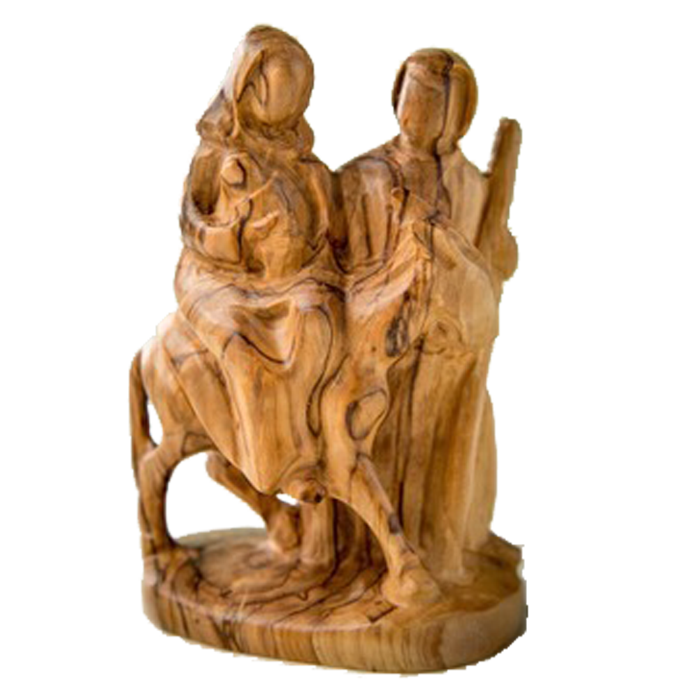 Flight to Egypt Olive Wood Nativity