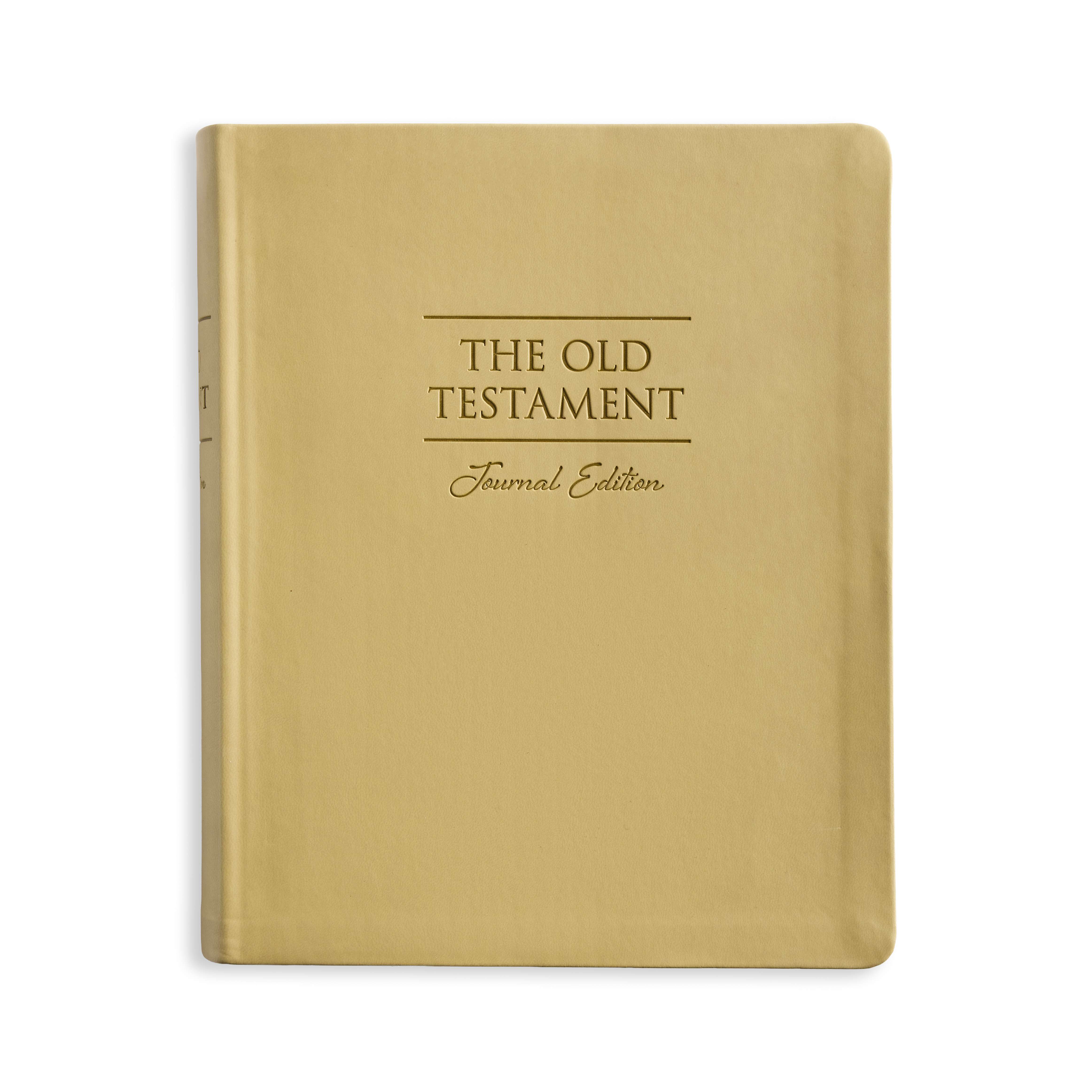 The Old Testament, Journal Edition, Large Print Faux Leather Unlined (No Index)