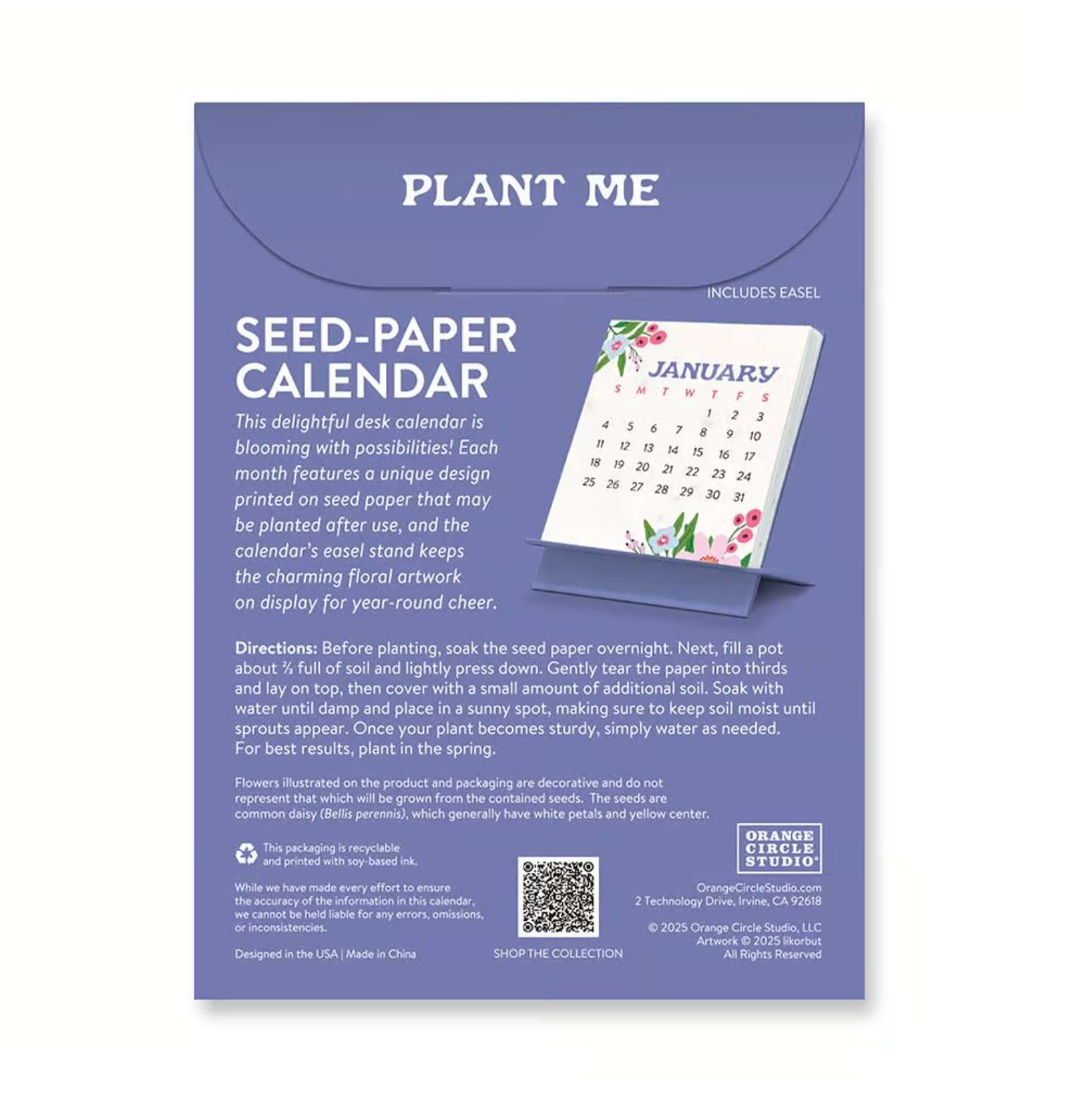2026 Plant & Bloom Desk Calendar, , large image number 1