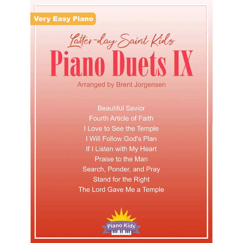 Latter-day Saint Kids Piano Duets Vol 9