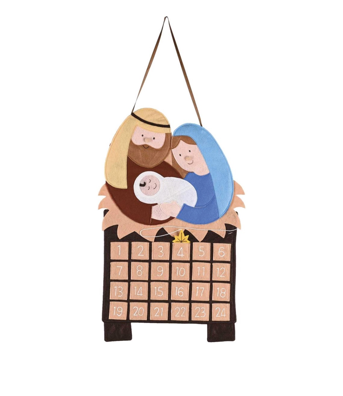 Holy Family with Star Nativity Advent Calendar
