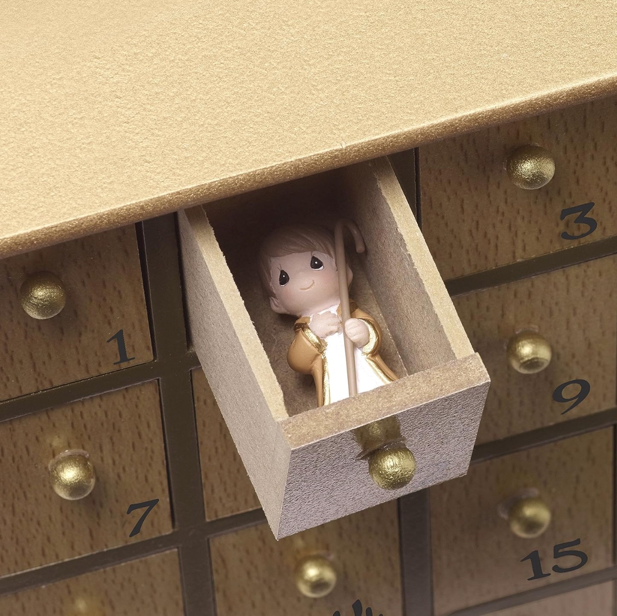 Precious Moments O, Come Let Us Adore Him Nativity Advent Calendar, , large image number 1