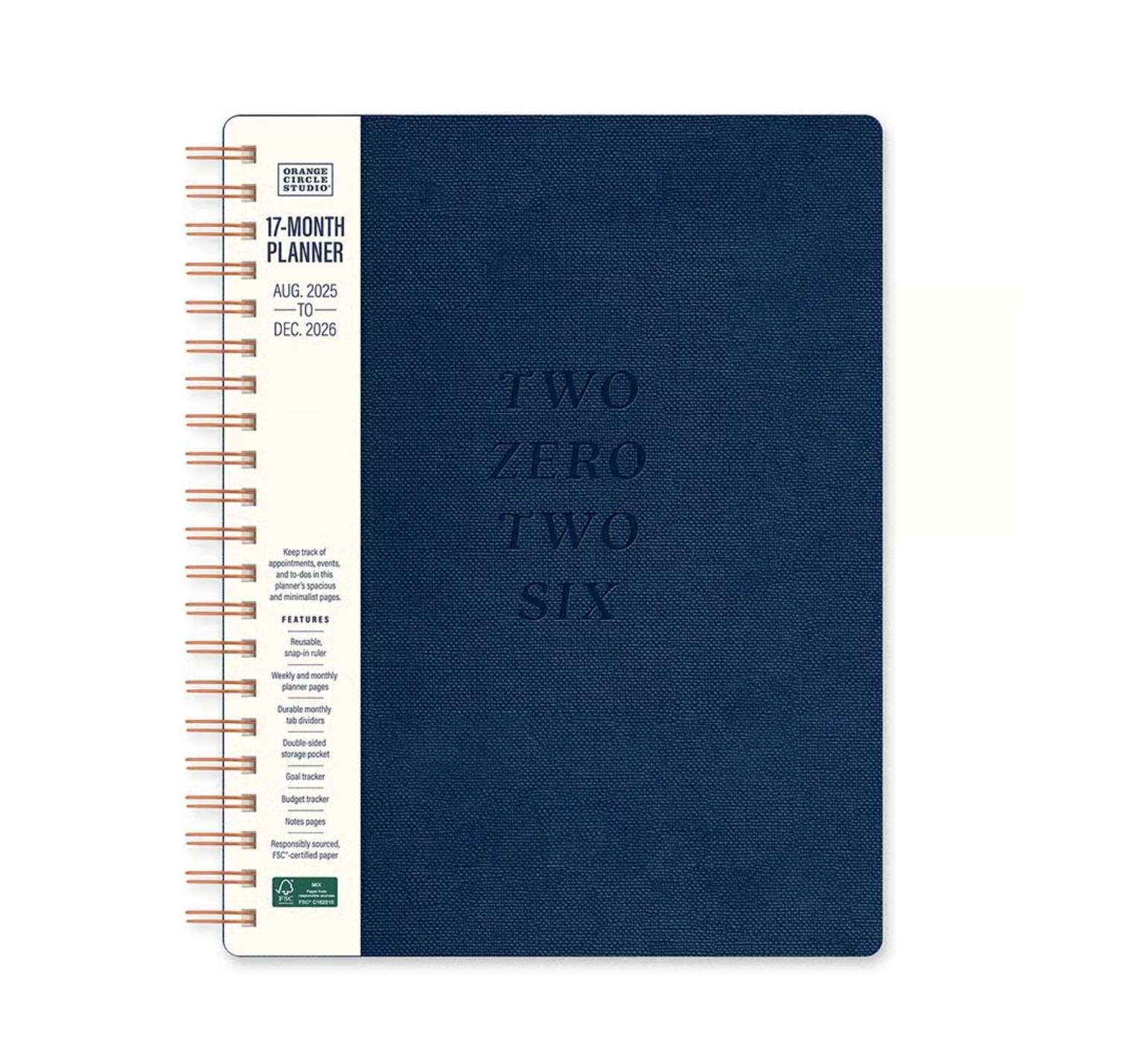 2026 Oxford Blue Baxter Planner, , large image number 0