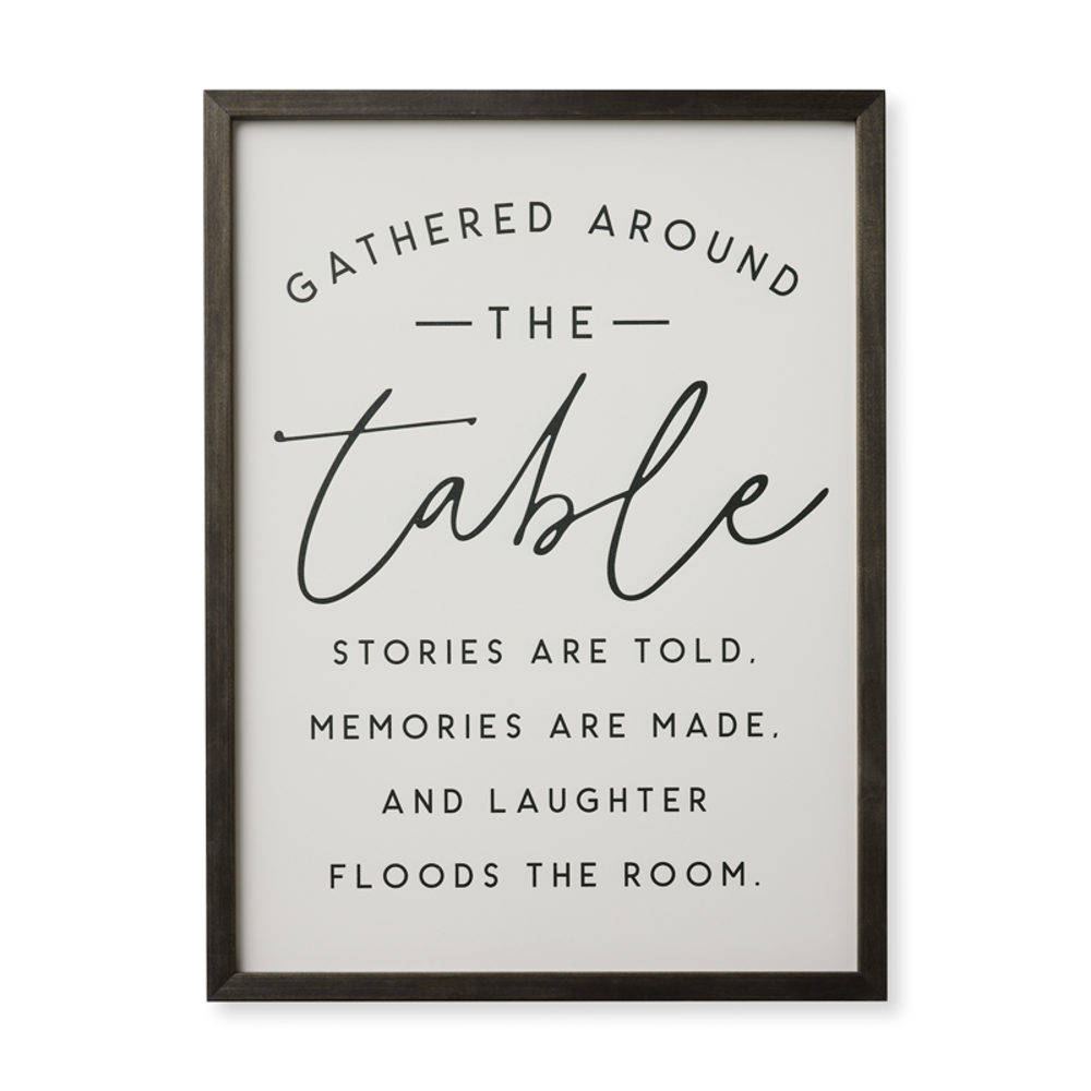Gathered Around the Table (18x24 Framed Art), , large image number 0