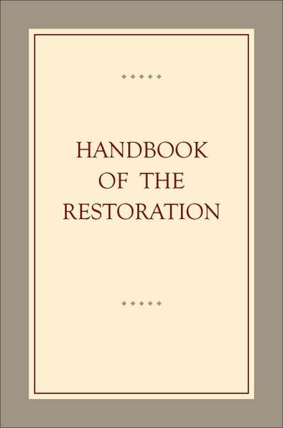 Handbook of the Restoration