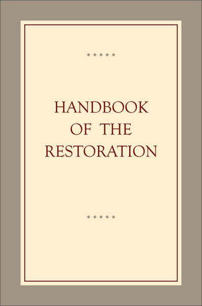 Handbook of the Restoration