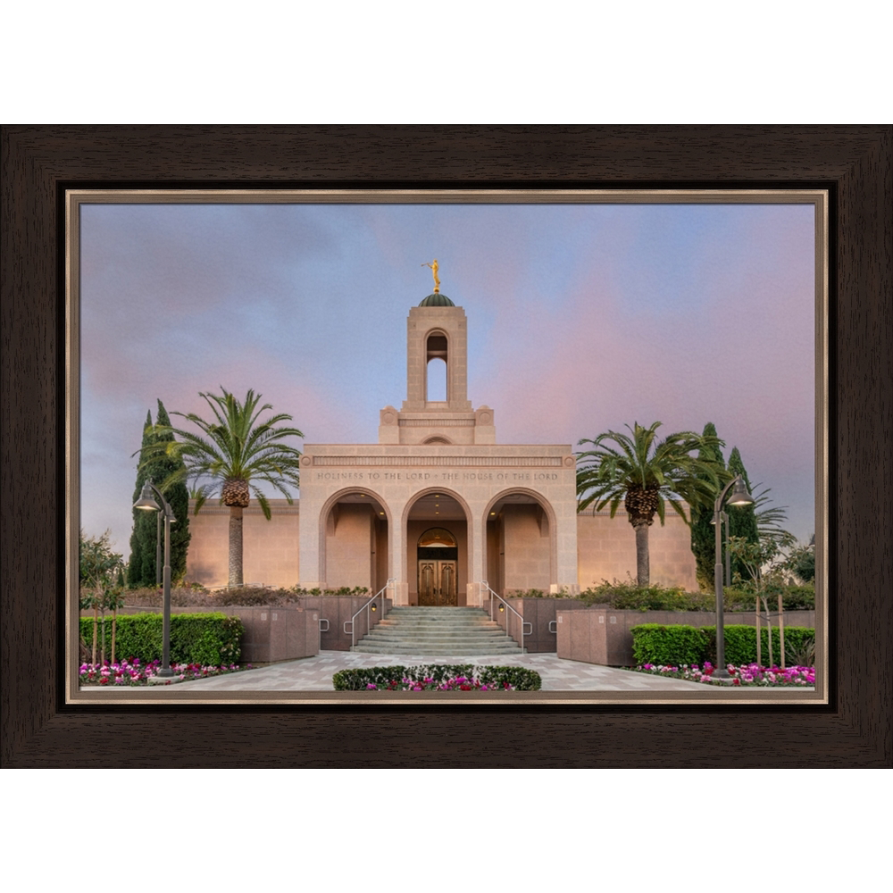 House of Peace: Newport Temple (27x35 Framed Art)
