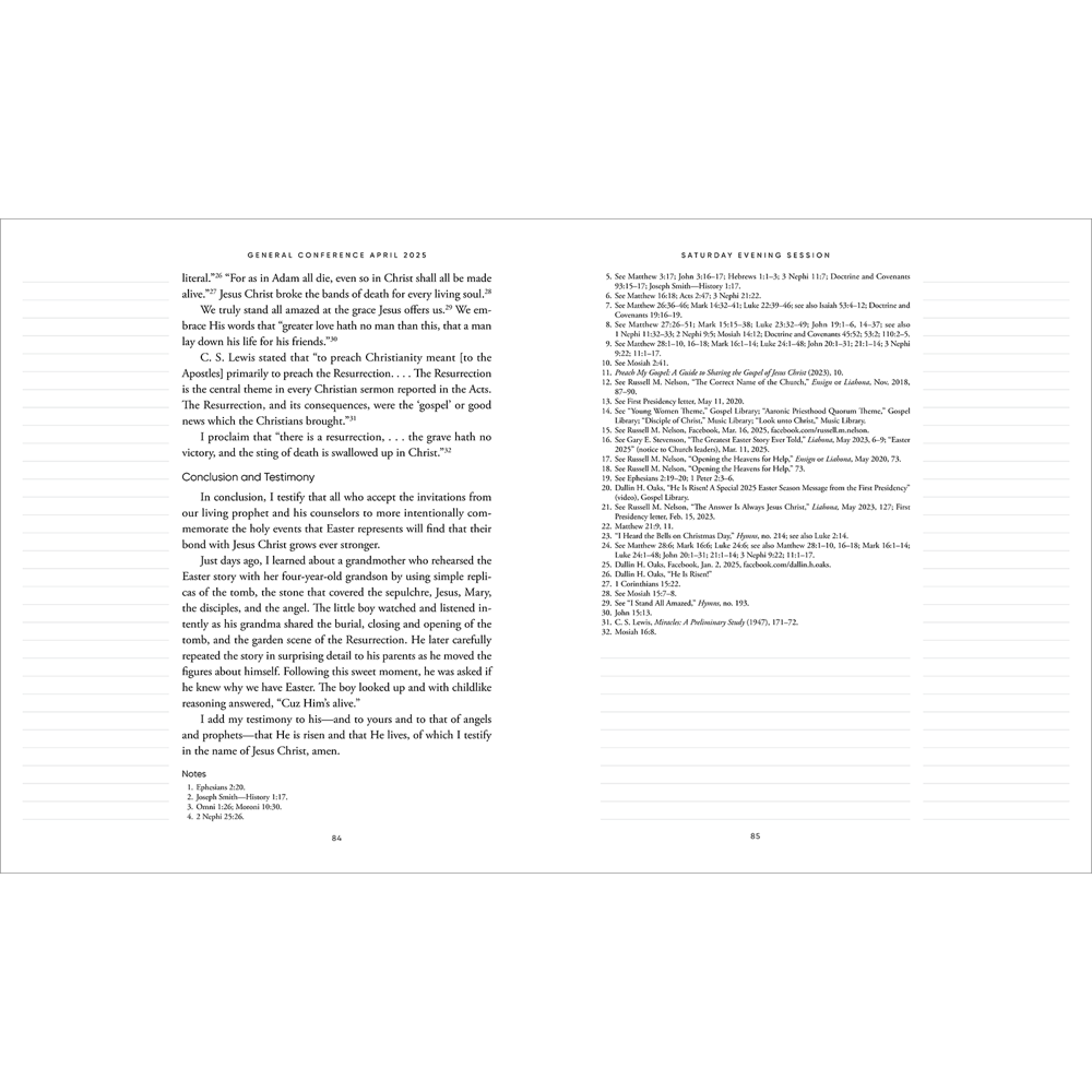 General Conference Addresses, Journal Edition, April 2025, , large image number 8