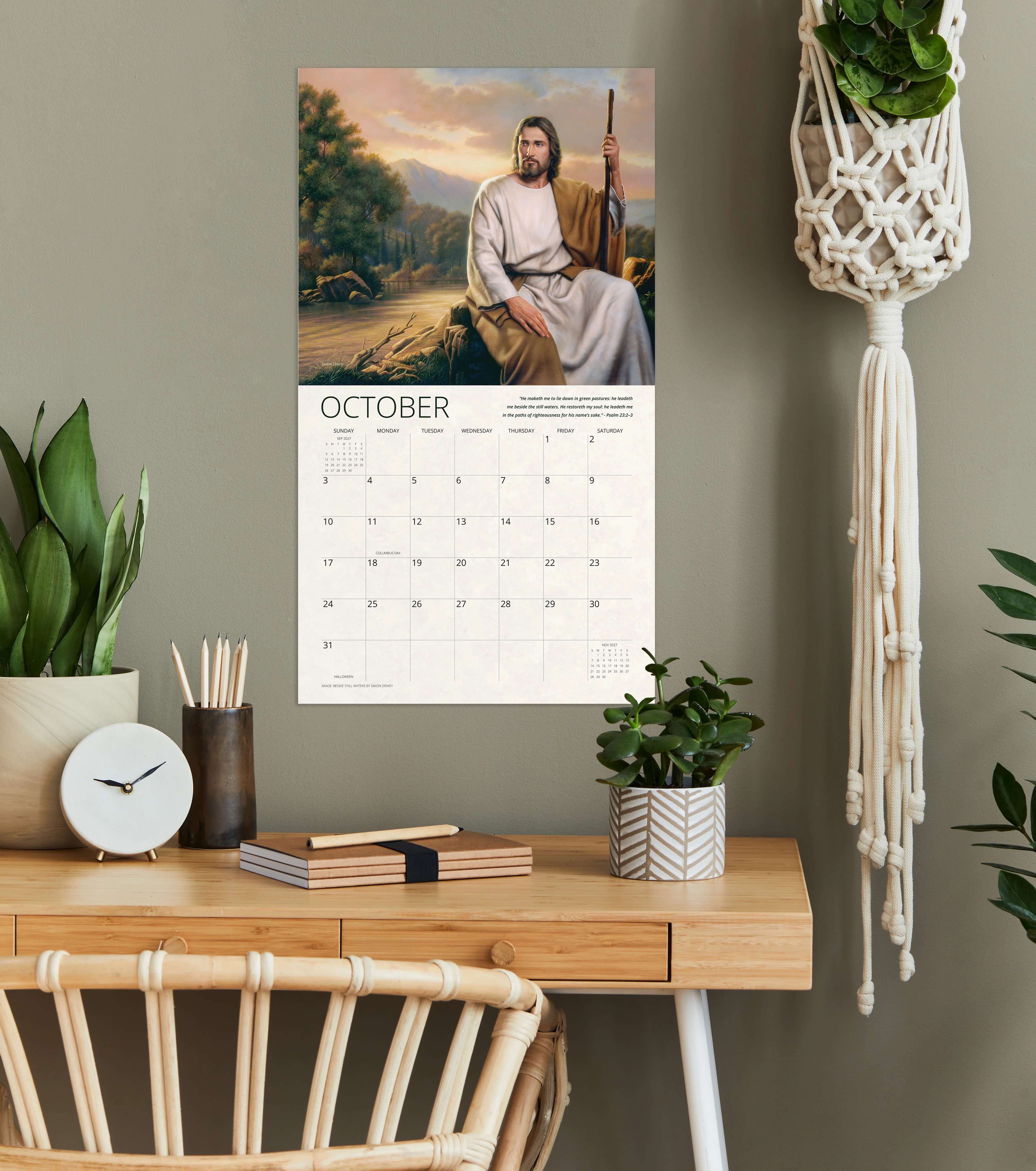 2027 Living Water Wall Calendar (Large), , large image number 6