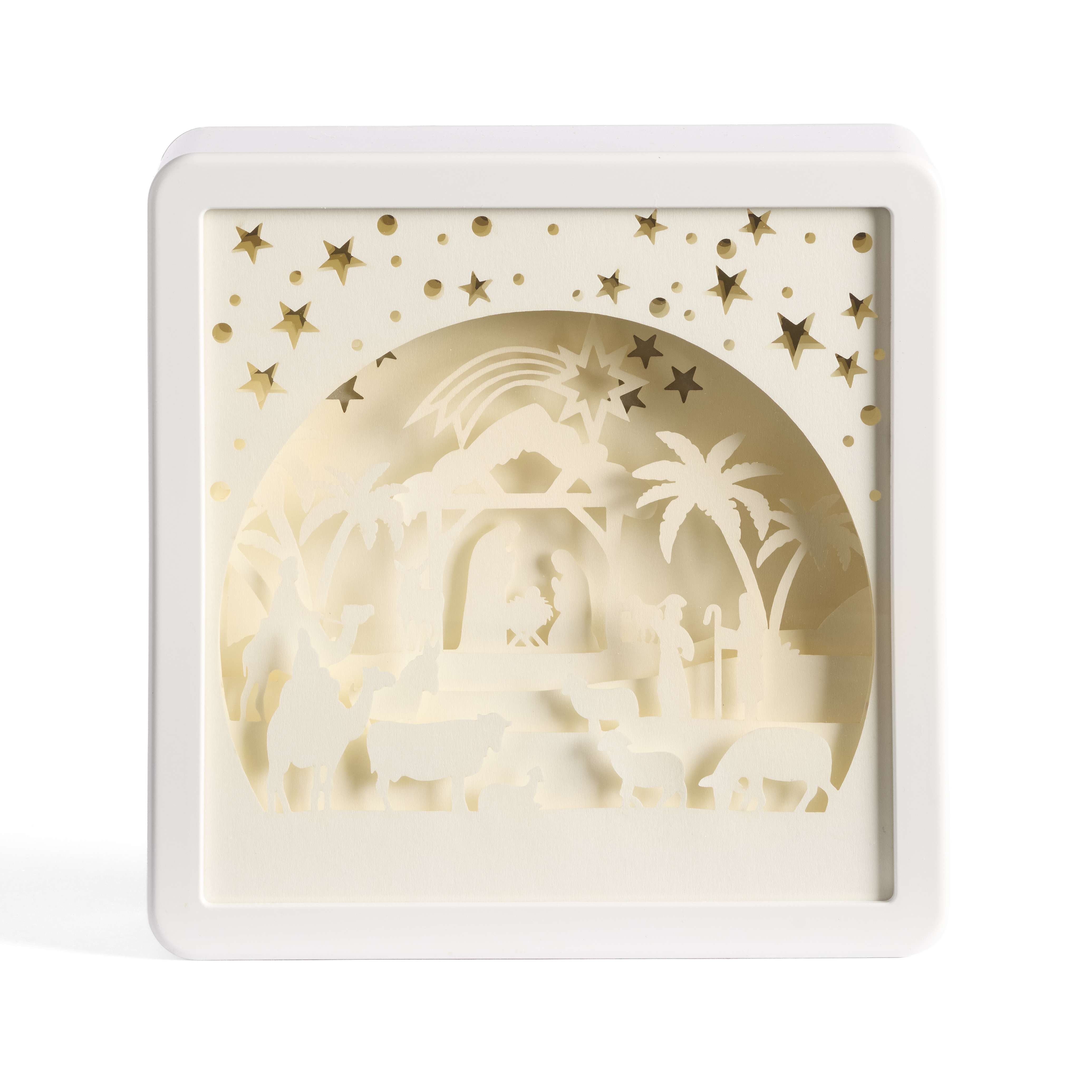 Light-up Papercut Silhouette Nativity, , large image number 2
