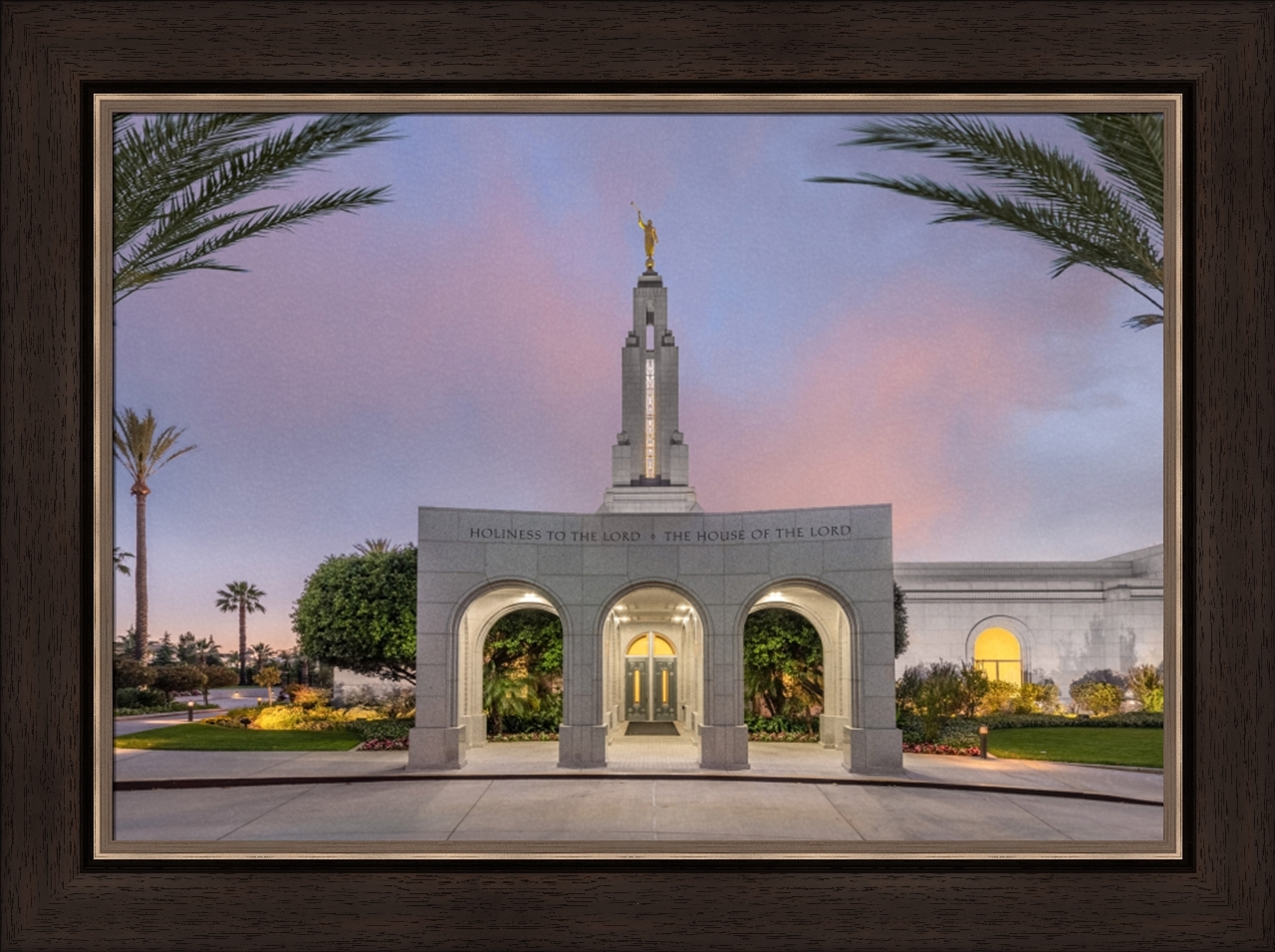 House of Peace: Redlands Temple (27x35 Framed Art)