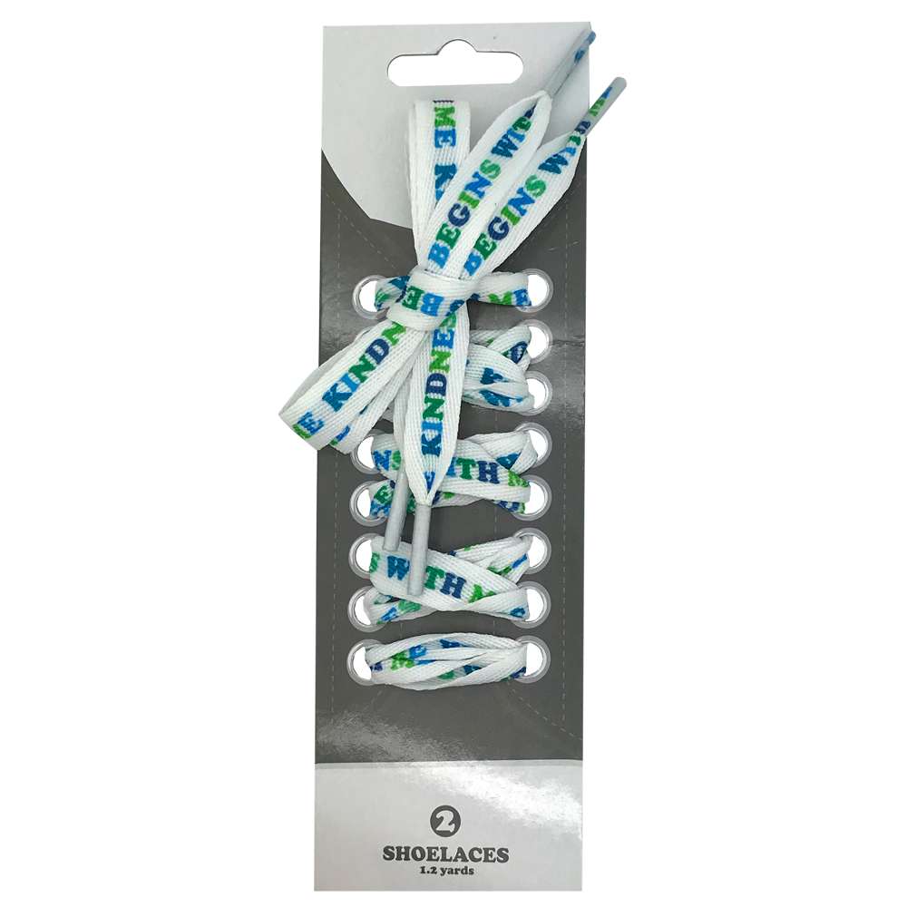 Kindness Begins with Me Shoelaces