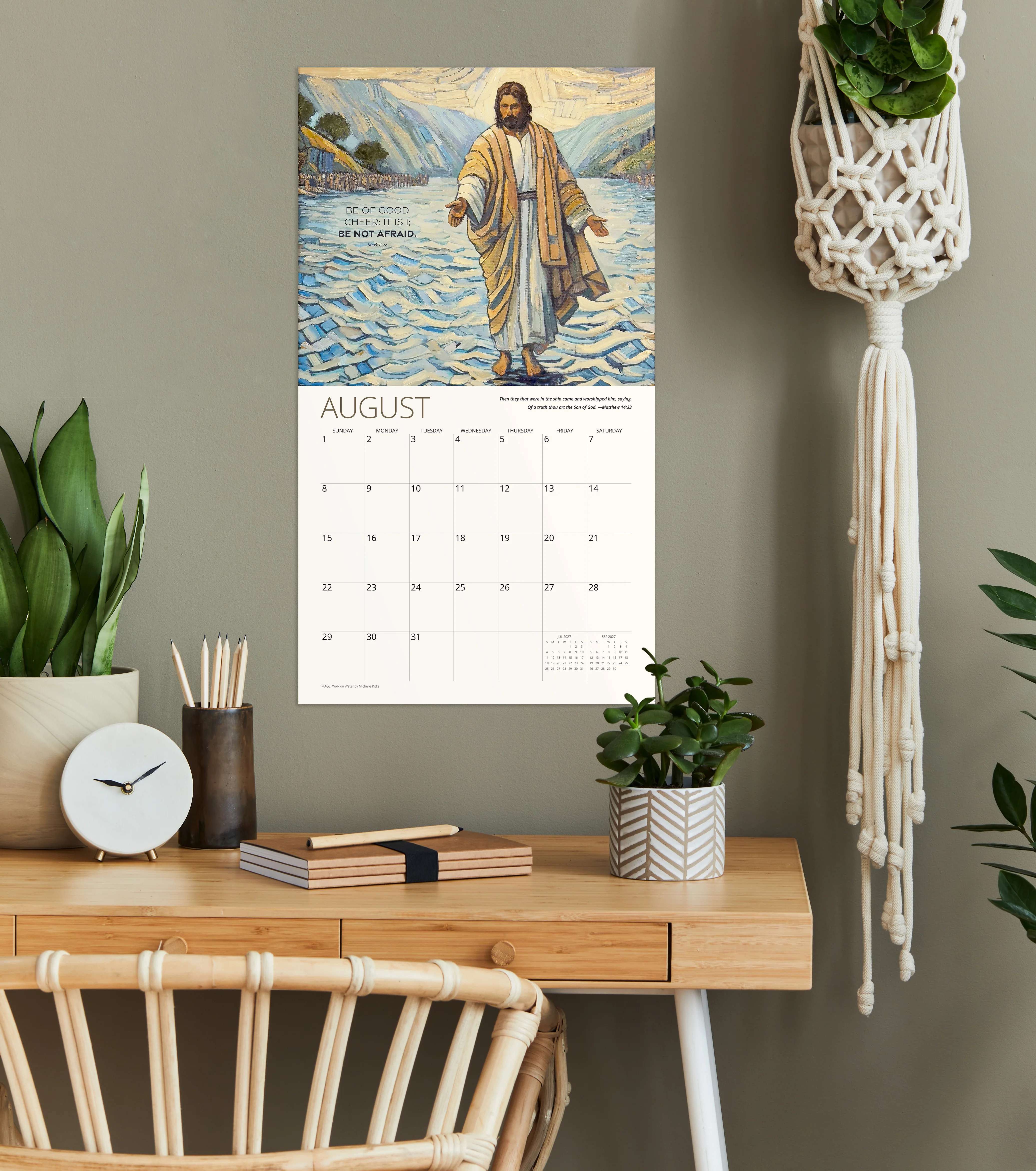 2027 Walk With Me Bible Verses Wall Calendar, , large image number 4
