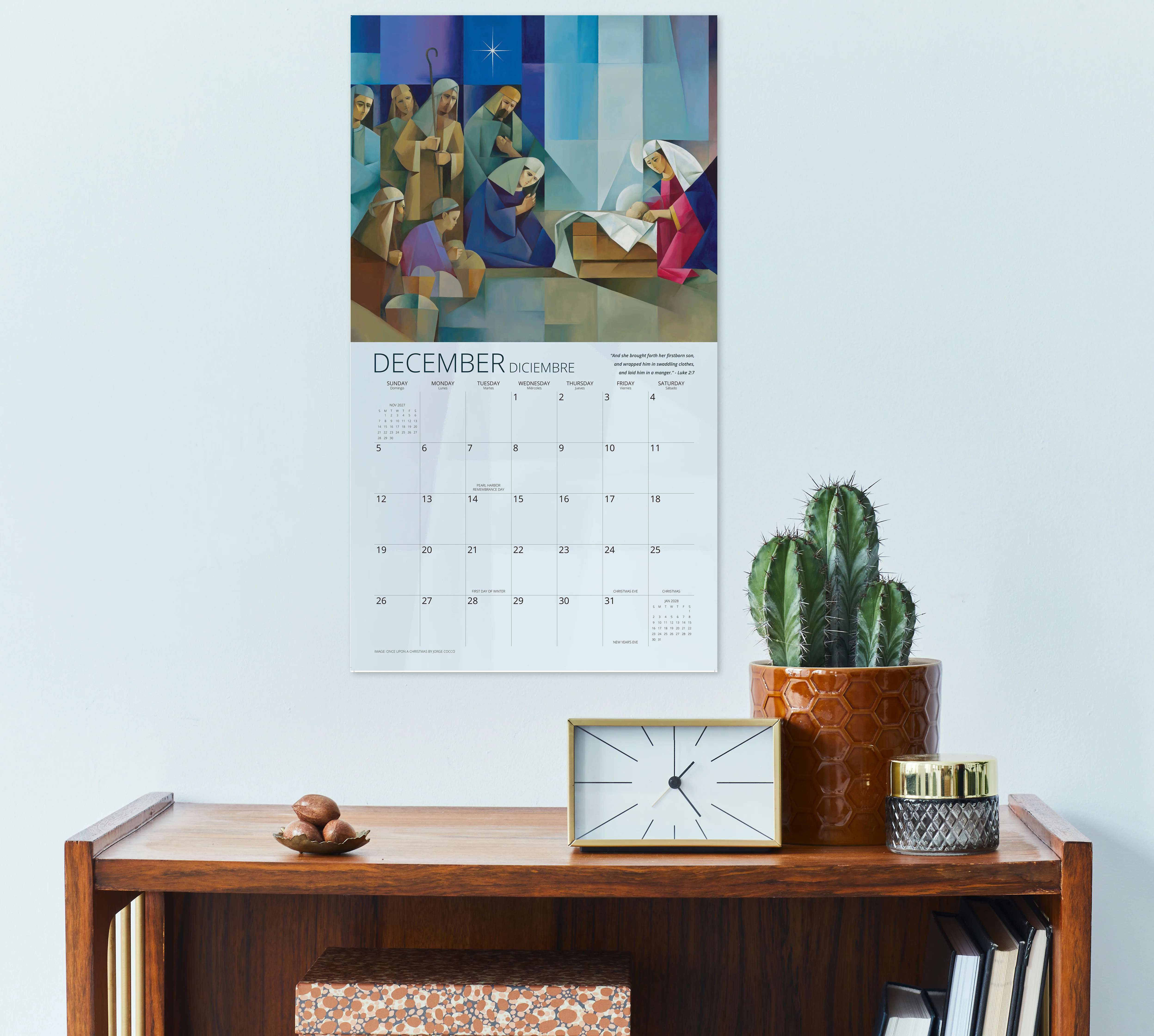 2027 Come Thou Font Wall Calendar, , large image number 6