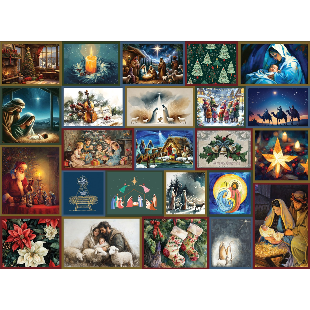 Christmas Advent 1000 Piece Puzzle, , large image number 3