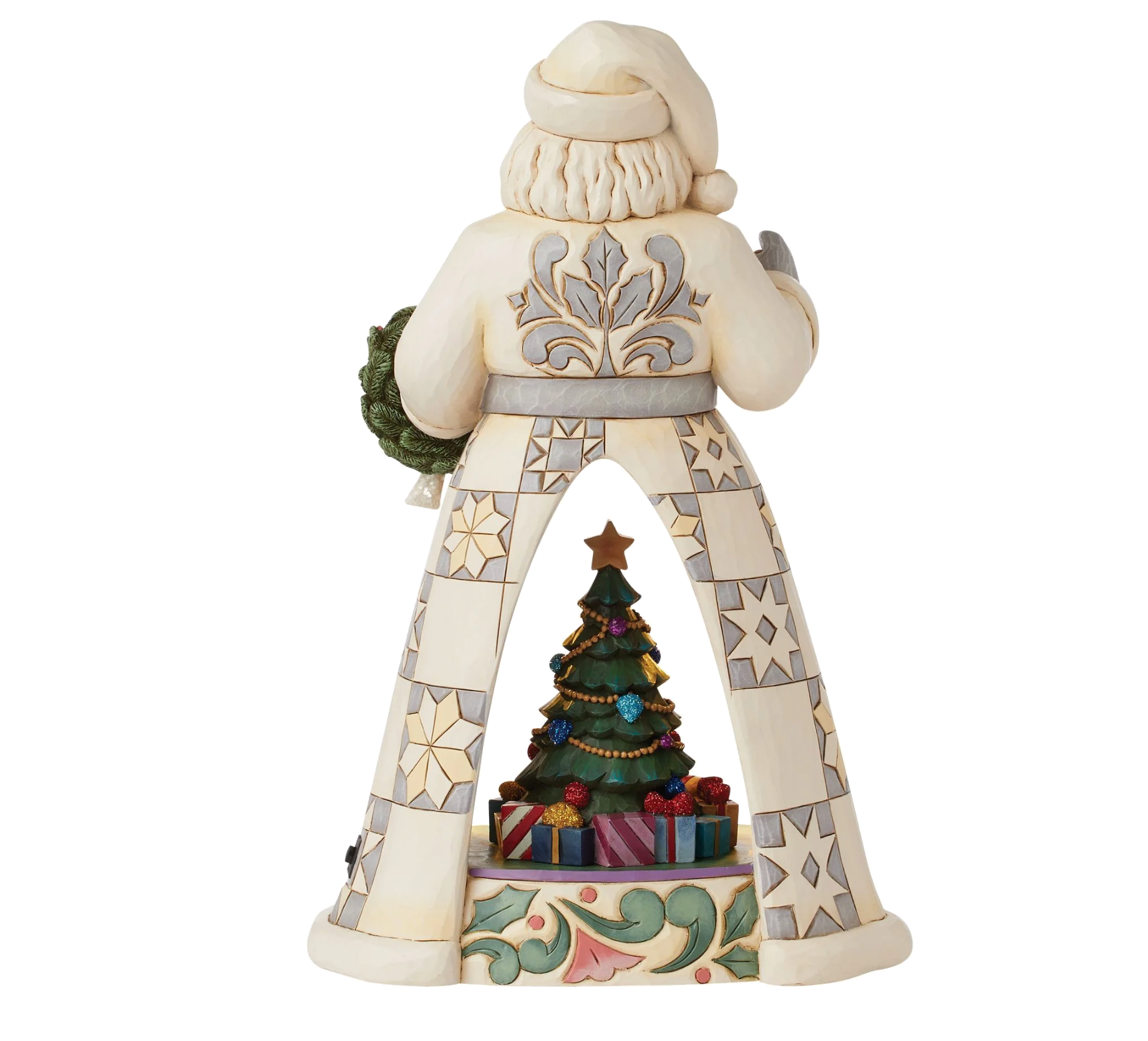 Santa Open Scene LED Figurine, , large image number 1