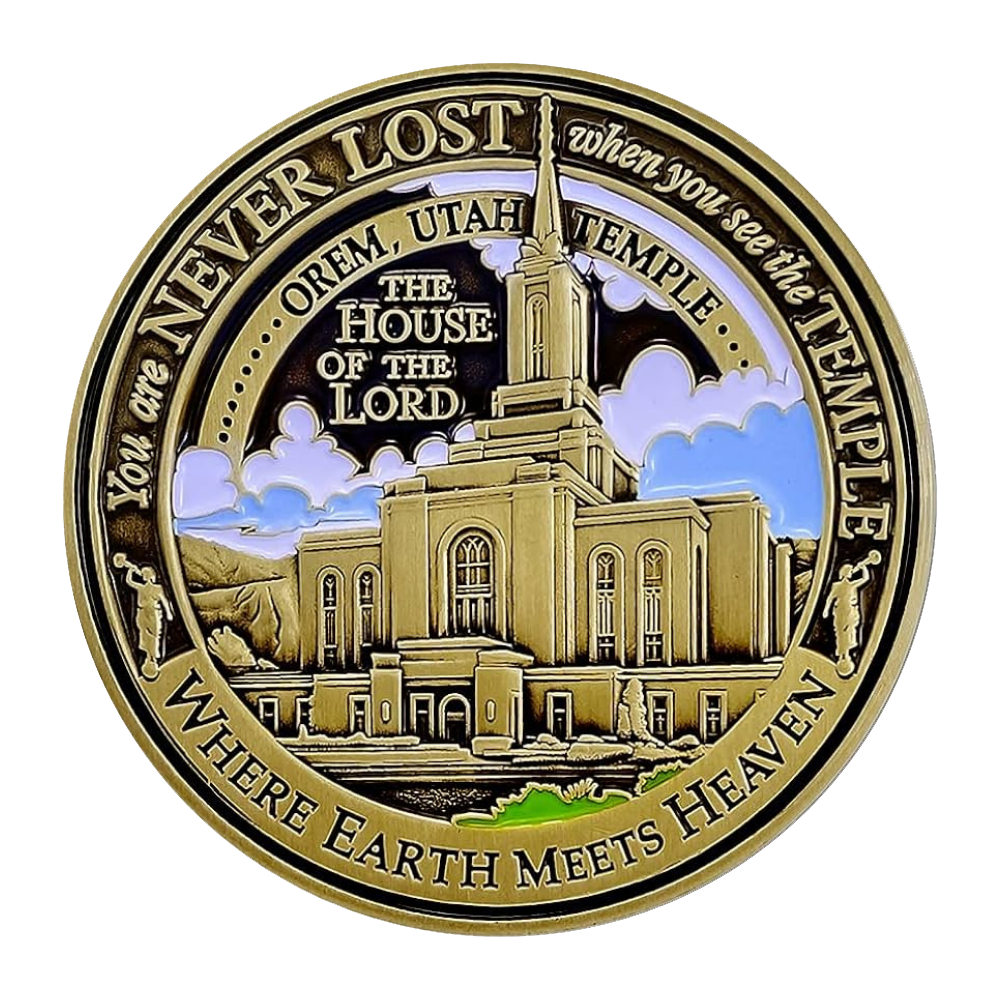 Orem Utah Temple Medallion Coin