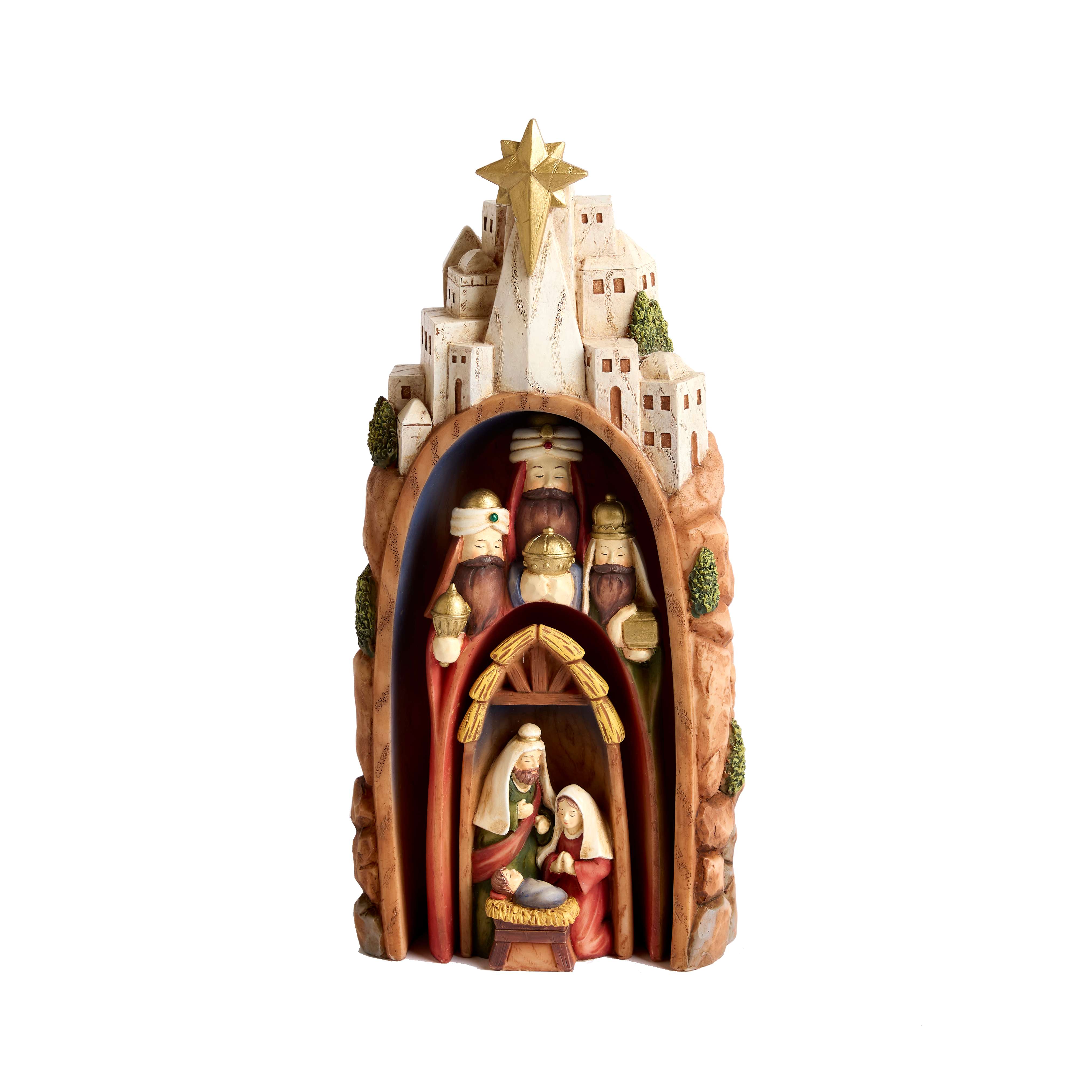 Nesting Resin Nativity Arch