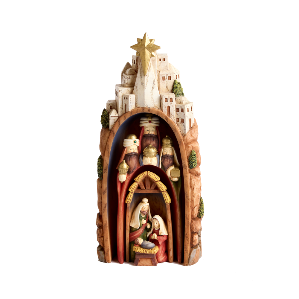 Nesting Resin Nativity Arch,  Nesting Resin Nativity Arch
