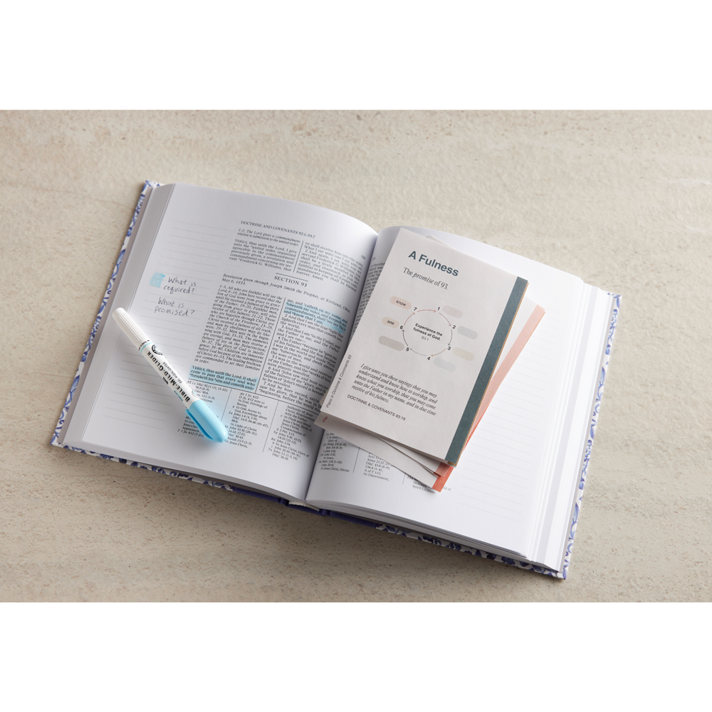 The Doctrine and Covenants and Pearl of Great Price, Journal Edition, Blue Floral (No Index), , large image number 7