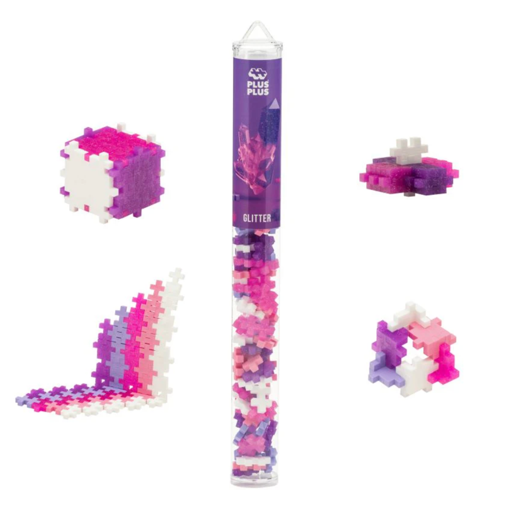 Plus Plus Glitter Mini Tube,  Plus Plus Glitter Mini Tube