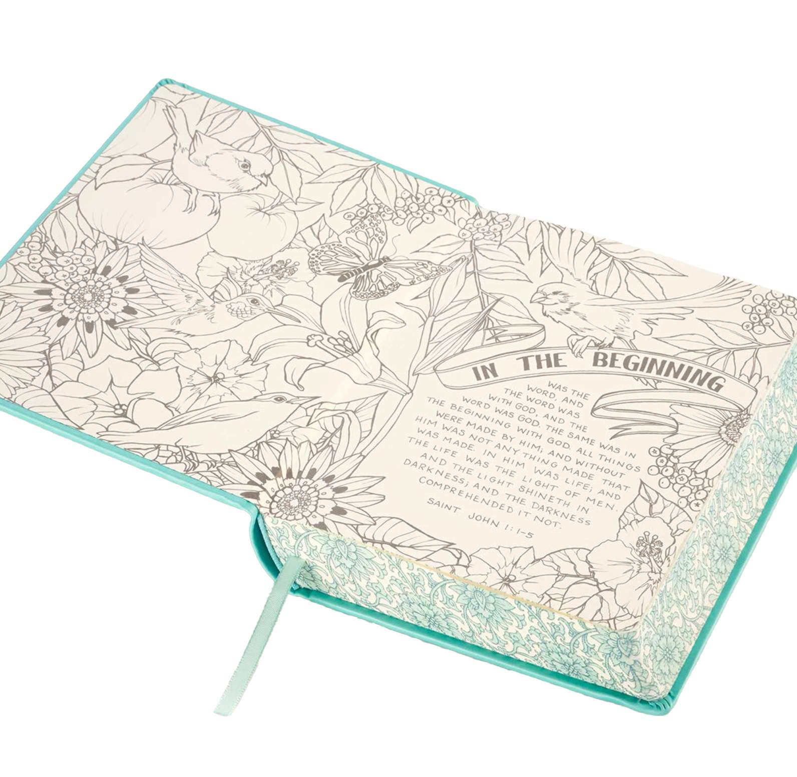KJV My Creative Holy Bible, Faux Leather, Teal, , large image number 2