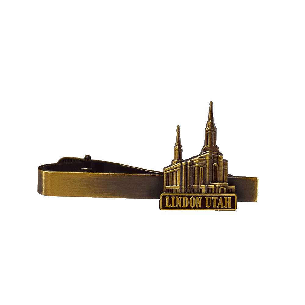 Lindon Temple Gold Tie Clip