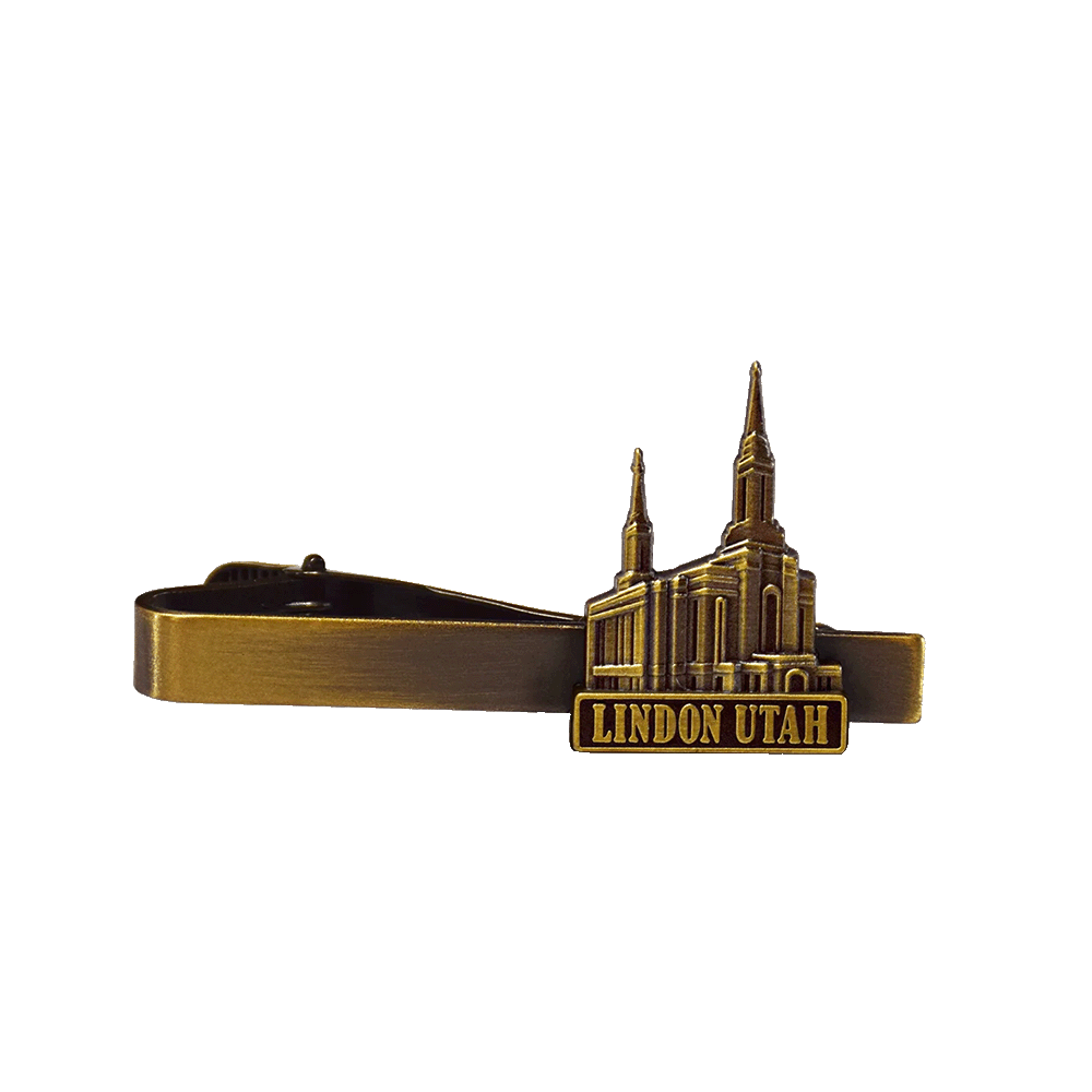 Lindon Temple Gold Tie Clip