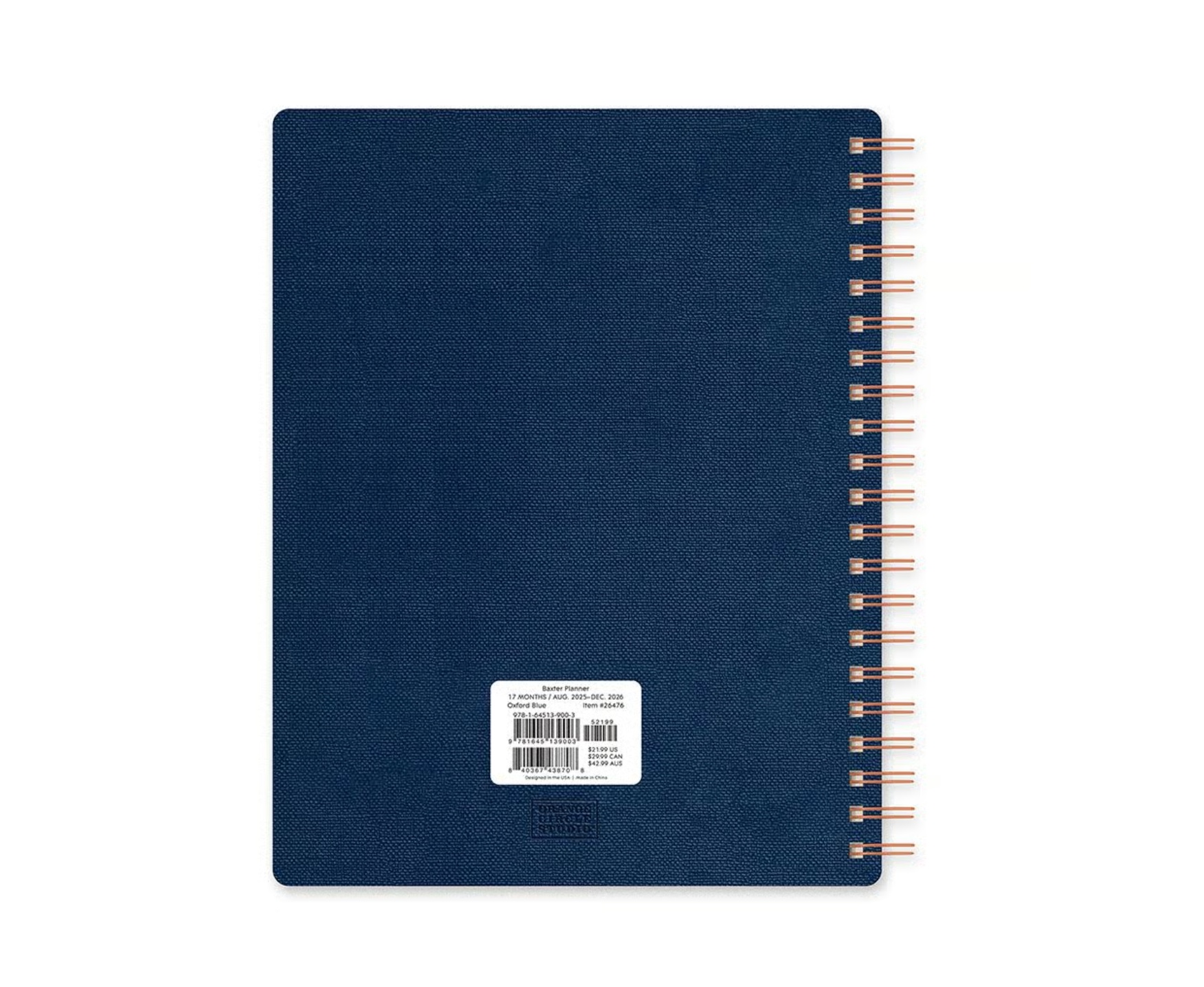 2026 Oxford Blue Baxter Planner, , large image number 2