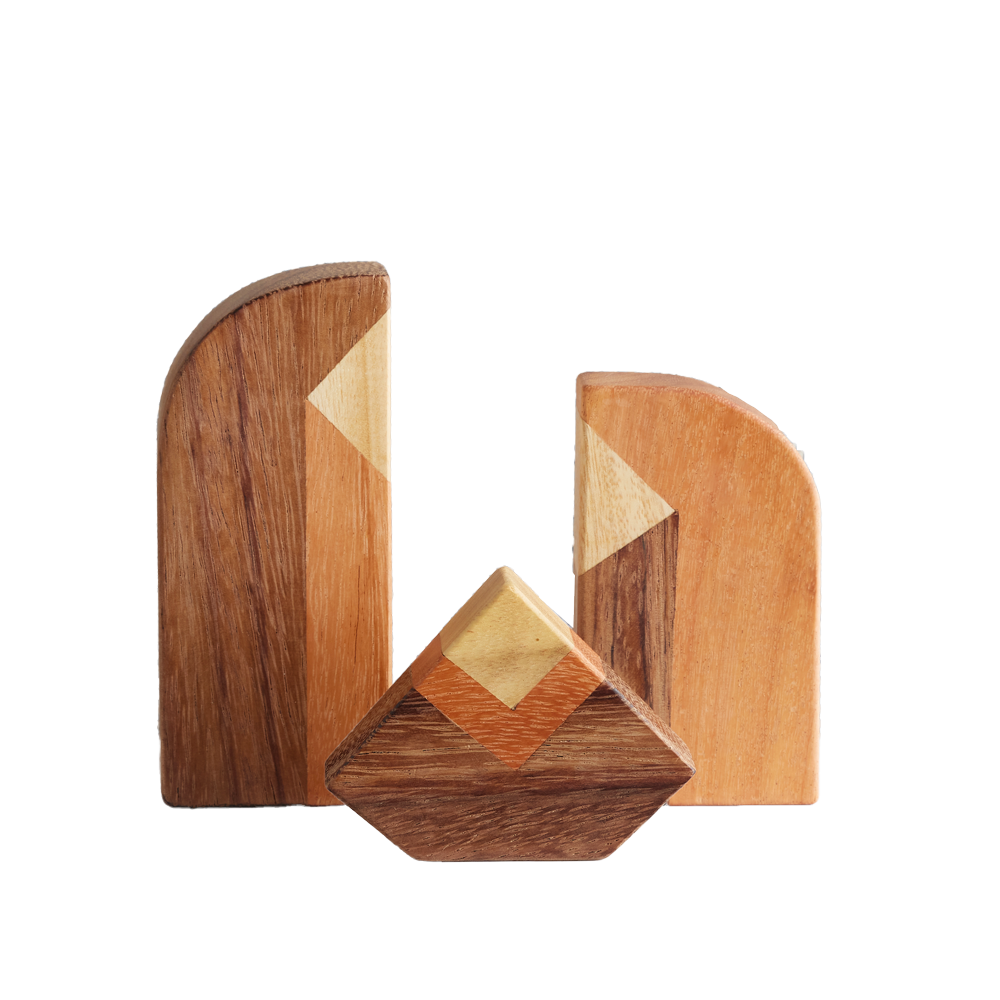 Guatemalan Holy Family Reclaimed Wood Nativity, , large image number 0