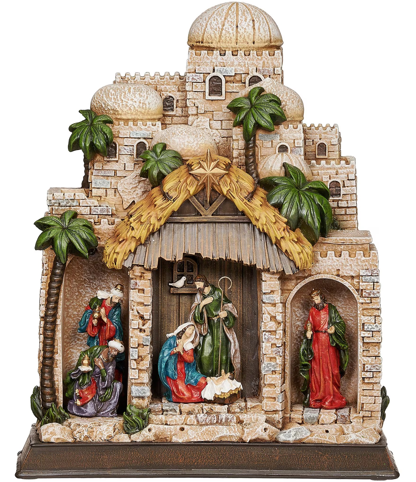 Light-up Town Nativity Scene