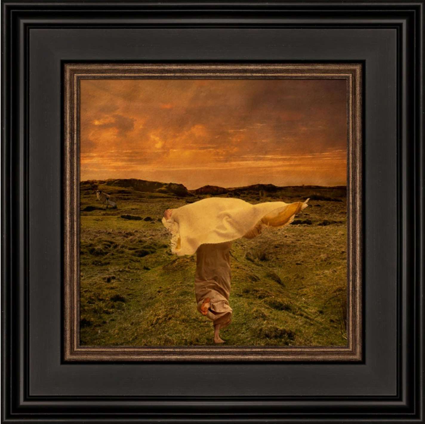 Racing to an Empty Tomb (14x14 Framed Art)