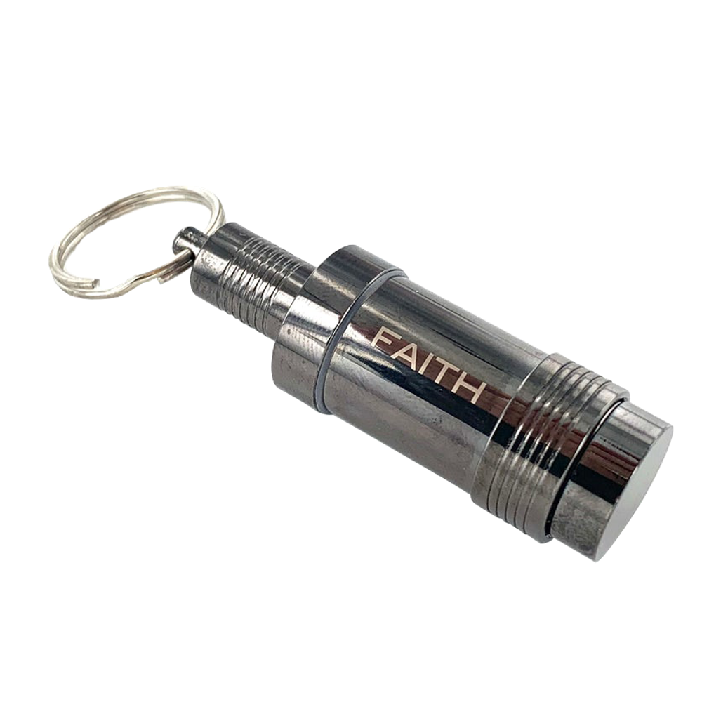 Pewter Oil Dropper Vial, , large