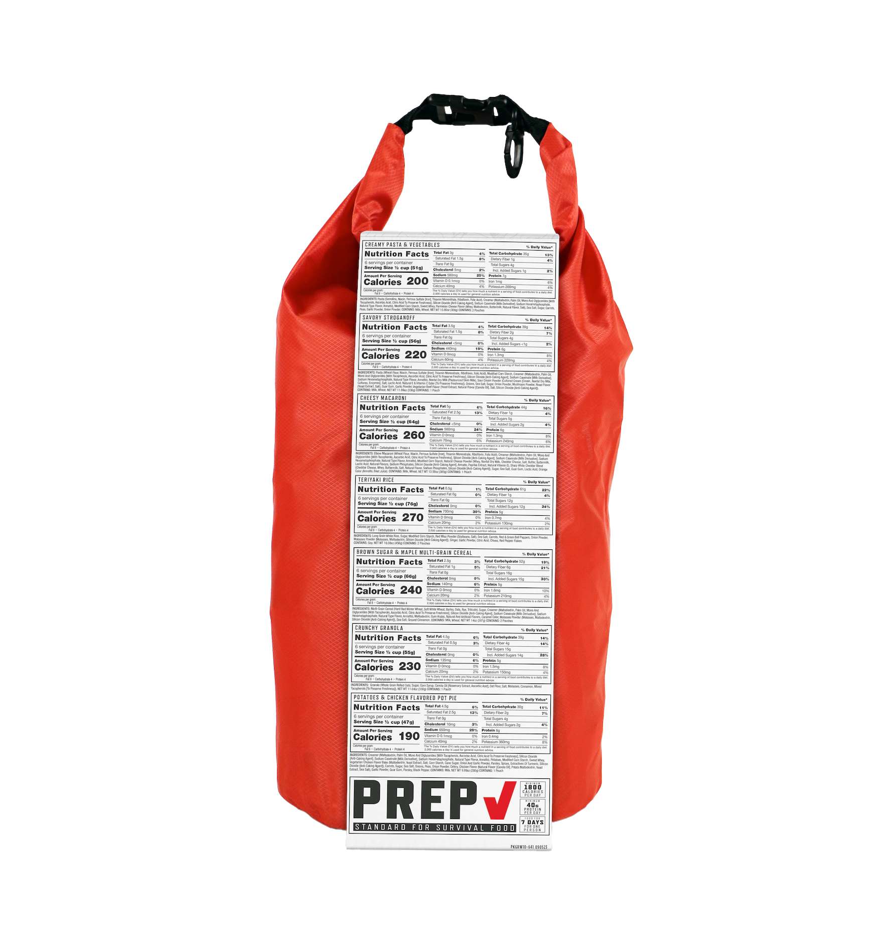 7 Day Emergency Ready Grab Bag, , large image number 8