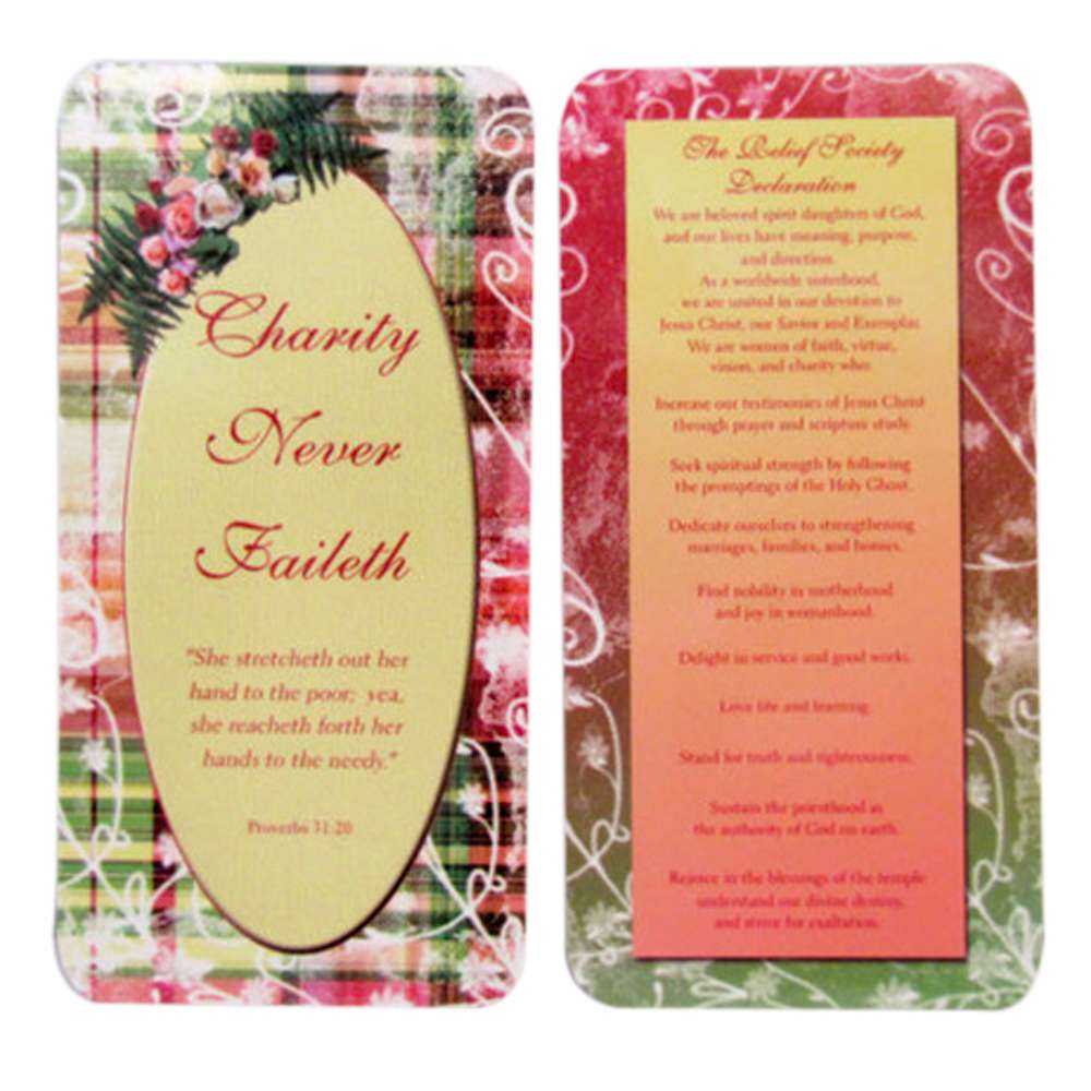 Relief Society Declaration/Charity Never Faileth