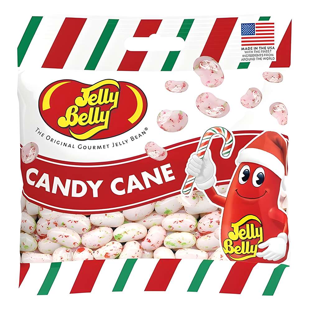 Jelly Belly Bagged Candy Cane 3.5 Oz Bag