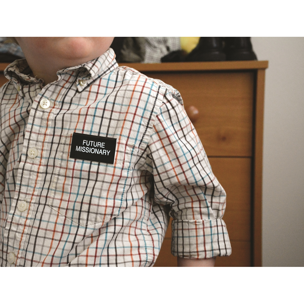 Future Missionary Pin-On Badge, , large