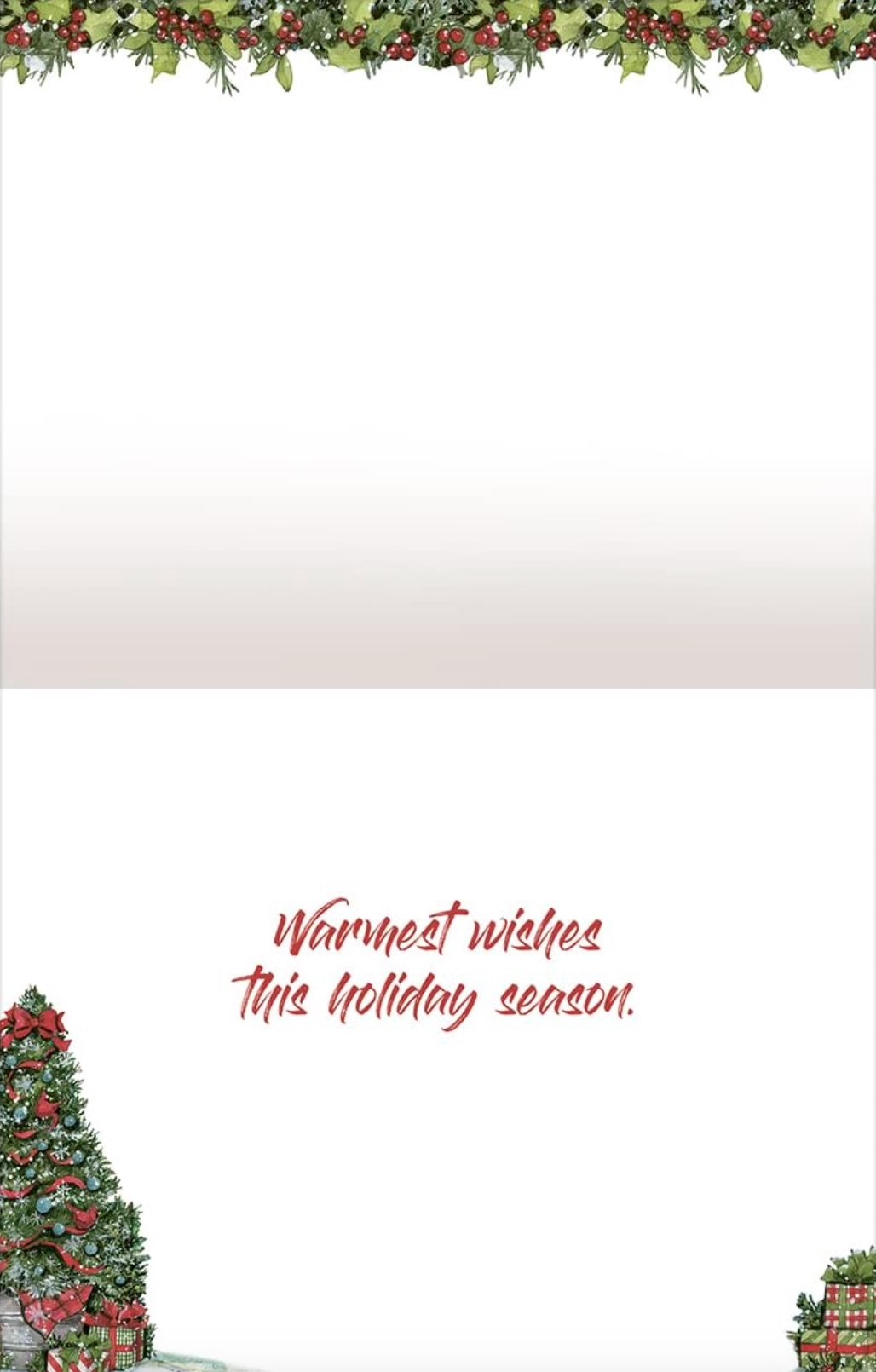 Greenery Greeting Boxed Christmas Cards, , large