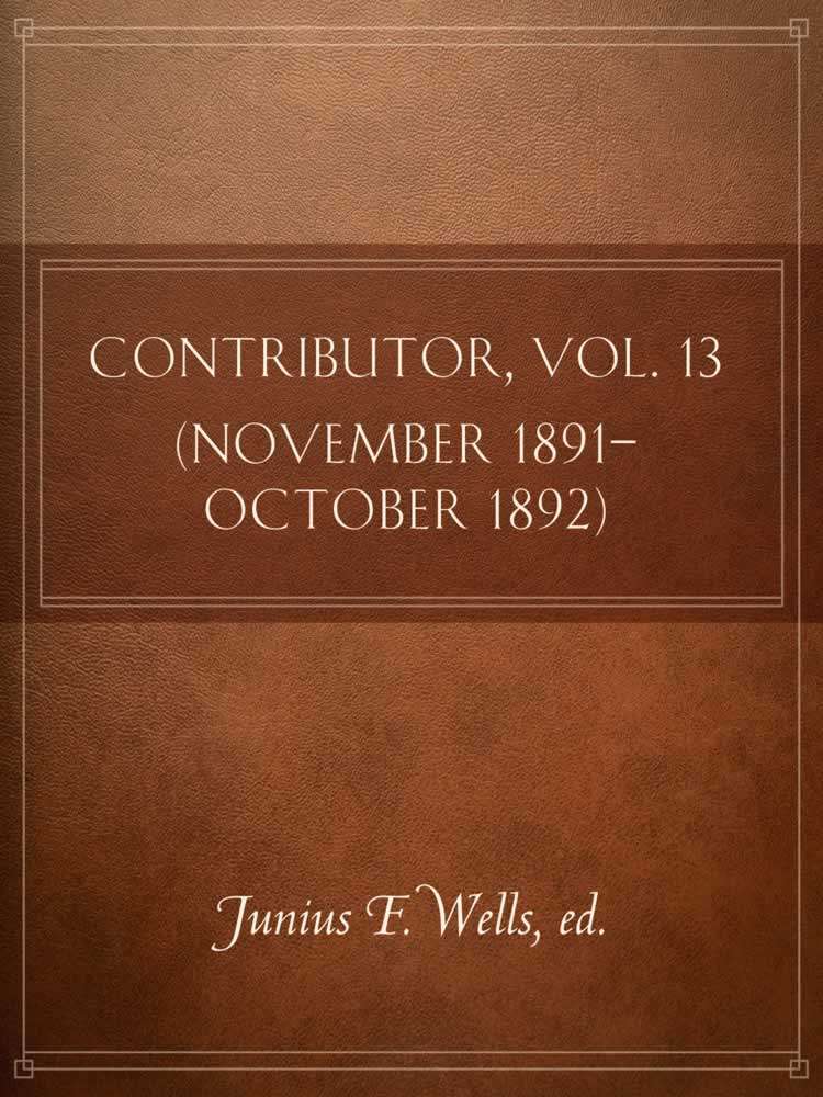 Contributor, Vol. 13