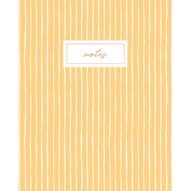 TOFW Classic Striped Journal