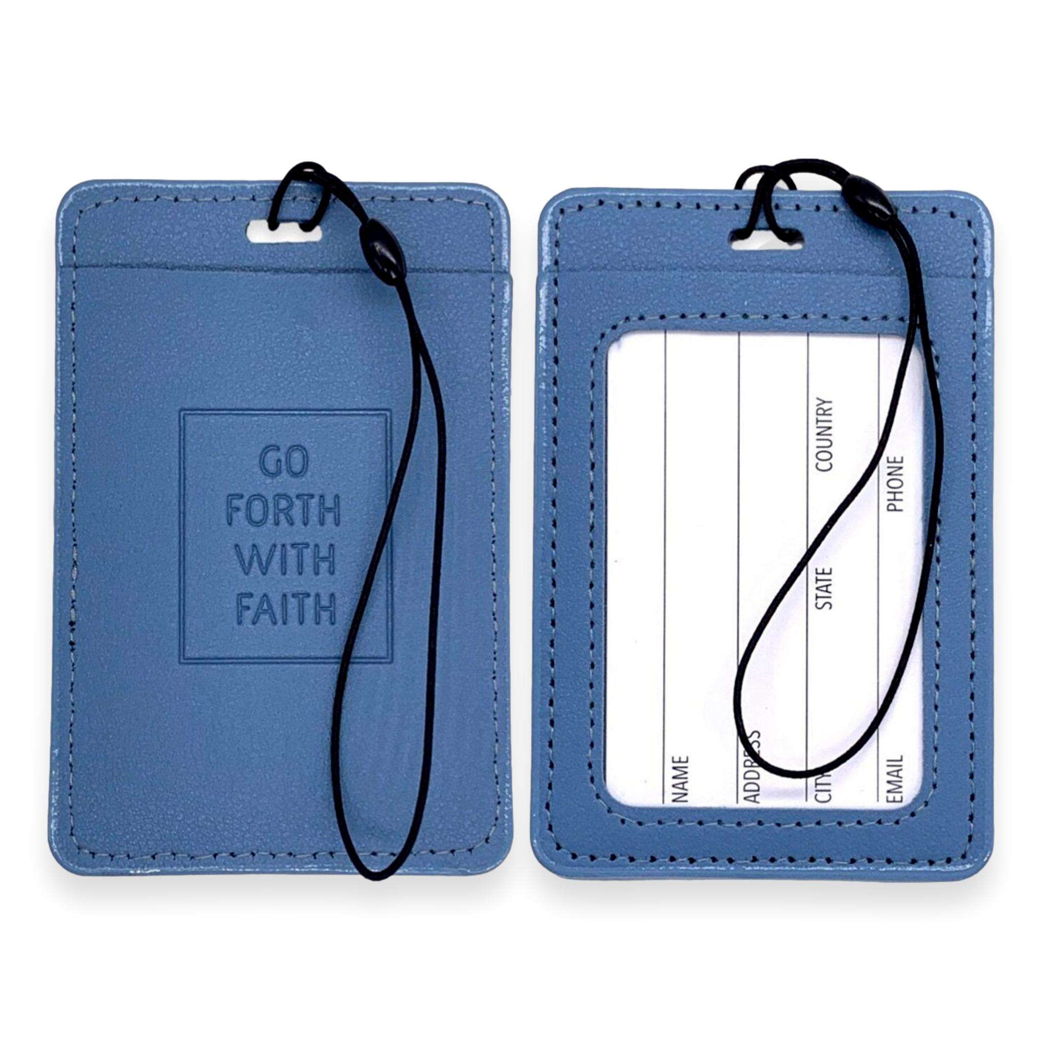 Go Forth With Faith Luggage Tag